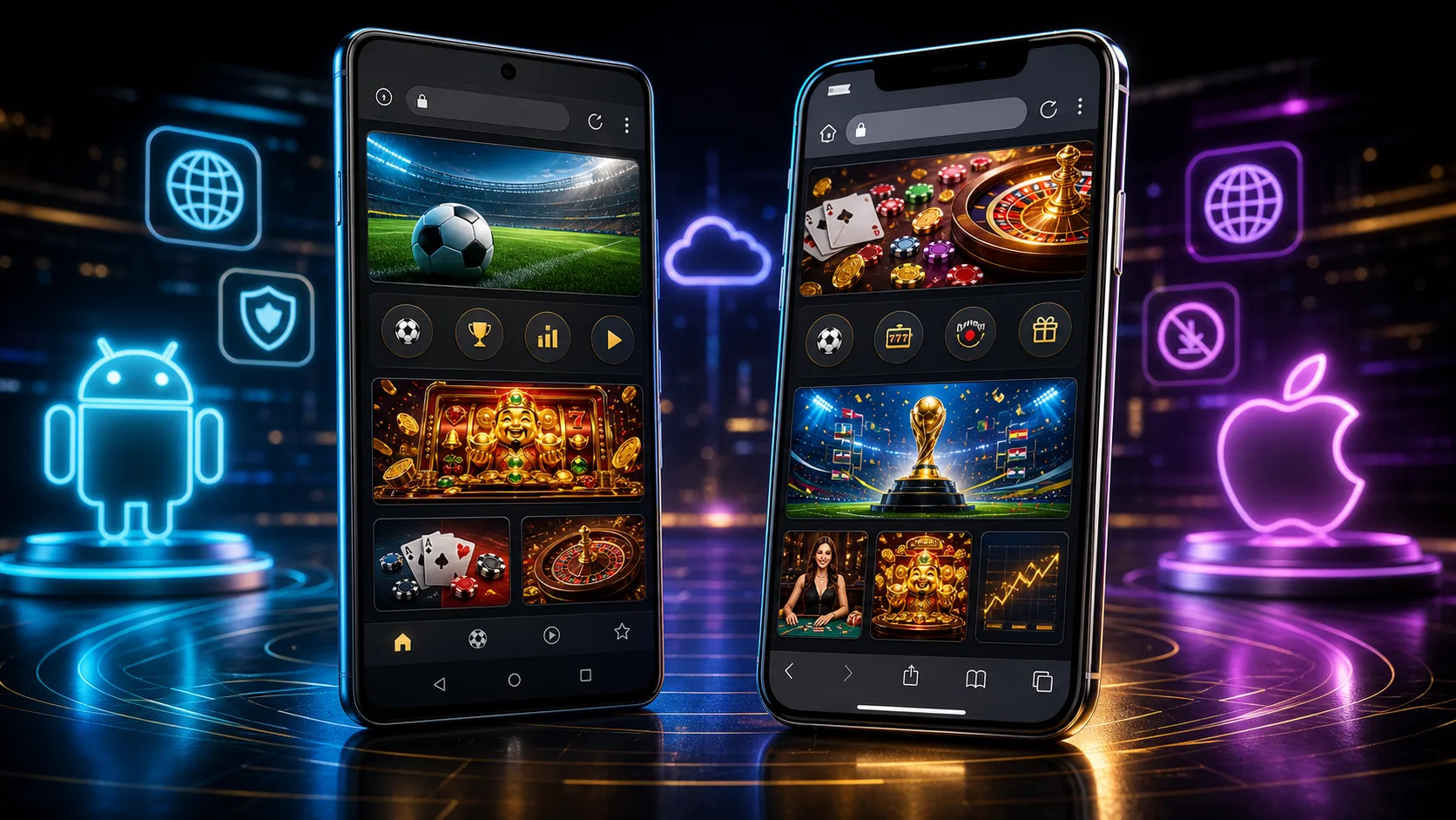 Experiência lootbear compatível com Android e iOS no navegador mobile